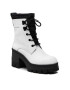 Calvin Klein Jeans Боти Chunky Heeled Boot Laceup YW0YW00729 Бял - Pepit.bg