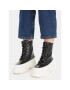 Calvin Klein Jeans Боти Flatform Lace Up Boot Lth YW0YW01110 Черен - Pepit.bg