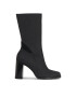 Calvin Klein Jeans Боти Heel Zip Boot Lth Wn YW0YW01113 Черен - Pepit.bg