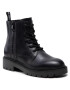 Calvin Klein Jeans Боти Mid Boot Laceup Zip Lth YW0YW00008 Черен - Pepit.bg