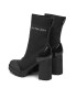 Calvin Klein Jeans Боти Platform Knit Sock Knit Wn YW0YW01196 Черен - Pepit.bg