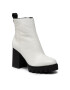 Calvin Klein Jeans Боти Platform Mid Boot W Zip 95 YW0YW00415 Бял - Pepit.bg