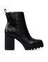 Calvin Klein Jeans Боти Platform Mid Boot W Zip 95 YW0YW00415 Черен - Pepit.bg