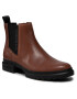 Calvin Klein Jeans Боти тип челси Cleated Mid Chelsea Boot YW0YW00421 Кафяв - Pepit.bg