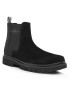 Calvin Klein Jeans Боти тип челси Eva Mid Chelsea Boot Suede YM0YM00764 Черен - Pepit.bg