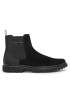 Calvin Klein Jeans Боти тип челси Eva Mid Chelsea Boot Suede YM0YM00764 Черен - Pepit.bg