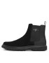 Calvin Klein Jeans Боти тип челси Eva Mid Chelsea Boot Suede YM0YM00764 Черен - Pepit.bg