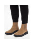 Calvin Klein Jeans Боти тип челси Eva Mid Chelsea Boot Suede YM0YM00764 Кафяв - Pepit.bg