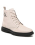 Calvin Klein Jeans Ботуши Lug Laceup Boot YM0YM00562 Бежов - Pepit.bg