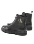 Calvin Klein Jeans Ботуши Lug Laceup Boot YM0YM00562 Черен - Pepit.bg