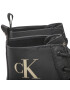 Calvin Klein Jeans Ботуши Lug Laceup Boot YM0YM00562 Черен - Pepit.bg