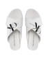 Calvin Klein Jeans Чехли Faltform Sandal Crisscross YW0YW00562 Бял - Pepit.bg