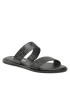 Calvin Klein Jeans Чехли Flat Sandal Twostraps Em Pa-Pl YW0YW00141 Черен - Pepit.bg