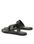 Calvin Klein Jeans Чехли Flat Sandal Twostraps Em Pa-Pl YW0YW00141 Черен - Pepit.bg