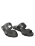 Calvin Klein Jeans Чехли Flat Sandal Twostraps Em Pa-Pl YW0YW00141 Черен - Pepit.bg