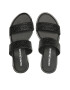 Calvin Klein Jeans Чехли Flat Sandal Twostraps Em Pa-Pl YW0YW00141 Черен - Pepit.bg