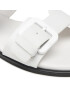 Calvin Klein Jeans Чехли Flat Sandal Twostraps Rub YW0YW00537 Бял - Pepit.bg