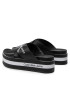 Calvin Klein Jeans Чехли Flatform Sandal Crisscross YW0YW00562 Черен - Pepit.bg