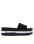 Calvin Klein Jeans Чехли Flatform Sandal Slide YW0YW00563 Черен - Pepit.bg