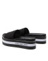 Calvin Klein Jeans Чехли Flatform Sandal Slide YW0YW00563 Черен - Pepit.bg