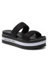 Calvin Klein Jeans Чехли Flatform Sandal Twostraps YW0YW00561 Черен - Pepit.bg