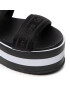 Calvin Klein Jeans Чехли Flatform Sandal Twostraps YW0YW00561 Черен - Pepit.bg