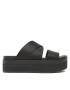 Calvin Klein Jeans Чехли Flatform Sandal Webbing YW0YW00966 Черен - Pepit.bg