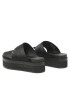 Calvin Klein Jeans Чехли Flatform Sandal Webbing YW0YW00966 Черен - Pepit.bg