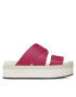 Calvin Klein Jeans Чехли Flatform Sandal Webbing YW0YW00966 Розов - Pepit.bg