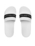 Calvin Klein Jeans Чехли Slide Printed Logo Web YW0YW01244 Бял - Pepit.bg