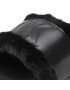 Calvin Klein Jeans Чехли Slide W/Fake Fur YW0YW00754 Черен - Pepit.bg