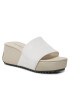 Calvin Klein Jeans Чехли Wedge Block Sandal Su Con YW0YW01015 Бял - Pepit.bg