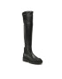 Calvin Klein Jeans Чизми Combat Knee Boot YW0YW00737 Черен - Pepit.bg