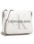 Calvin Klein Jeans Дамска чанта Camer Pouch Wichain K60K607858 Бял - Pepit.bg