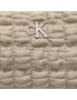 Calvin Klein Jeans Дамска чанта Crescent Buckle Shoulder Bag K60K611037 Бежов - Pepit.bg