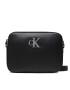 Calvin Klein Jeans Дамска чанта Minimal Monogram Camera Bag K60K608699 Черен - Pepit.bg