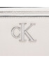 Calvin Klein Jeans Дамска чанта Minimal Monogram Camera 18 K60K610683 Бял - Pepit.bg