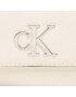 Calvin Klein Jeans Дамска чанта Minimal Monogram Saddle22 K60K610842 Бял - Pepit.bg