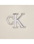 Calvin Klein Jeans Дамска чанта Minimal Monogram Shoulder Bag K60K610843 Екрю - Pepit.bg