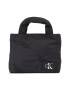 Calvin Klein Jeans Дамска чанта Puffy Aop Micro Ew Tote22 K60K611272 Черен - Pepit.bg