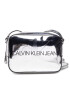 Calvin Klein Jeans Дамска чанта Sculpted Camera Bag Silver Body K60K608377 Сребрист - Pepit.bg