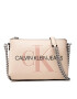 Calvin Klein Jeans Дамска чанта Sculpted Camera Pouch W/Cha Mono K60K608688 Бежов - Pepit.bg