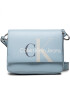 Calvin Klein Jeans Дамска чанта Sculpted Mono Boxy Flap Xbody K60K608929 Син - Pepit.bg