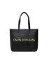 Calvin Klein Jeans Дамска чанта Sculpted Shopper 29 Mono K60K608374 Черен - Pepit.bg