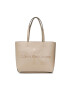 Calvin Klein Jeans Дамска чанта Sculpted Shopper29 Mono K60K610276 Бежов - Pepit.bg