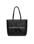 Calvin Klein Jeans Дамска чанта Sculpted Shopper29 Mono K60K610276 Черен - Pepit.bg