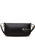 Calvin Klein Jeans Дамска чанта Sculpted Shoulder Pouch Two Tone K60K609570 Черен - Pepit.bg