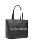 Calvin Klein Jeans Дамска чанта Shopper 29 K60K607200 Черен - Pepit.bg