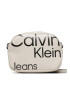 Calvin Klein Jeans Дамска чанта Sleek Camera Bag20 Aop K60K610077 Бежов - Pepit.bg