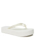 Calvin Klein Jeans Джапанки Beach Sandal Flatform Logo YW0YW01092 Бял - Pepit.bg